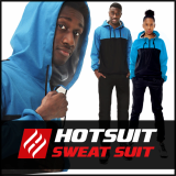 -Hotsuit G2 Black Blue- Sauna Suits